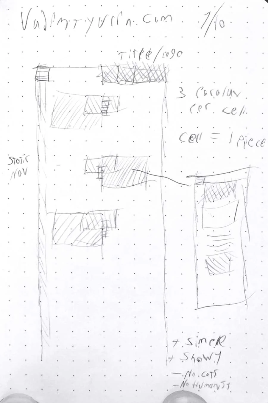 Portfolio prototype gallery frame